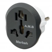 تبدیل 3 به 2 برق ارت دار Markeh