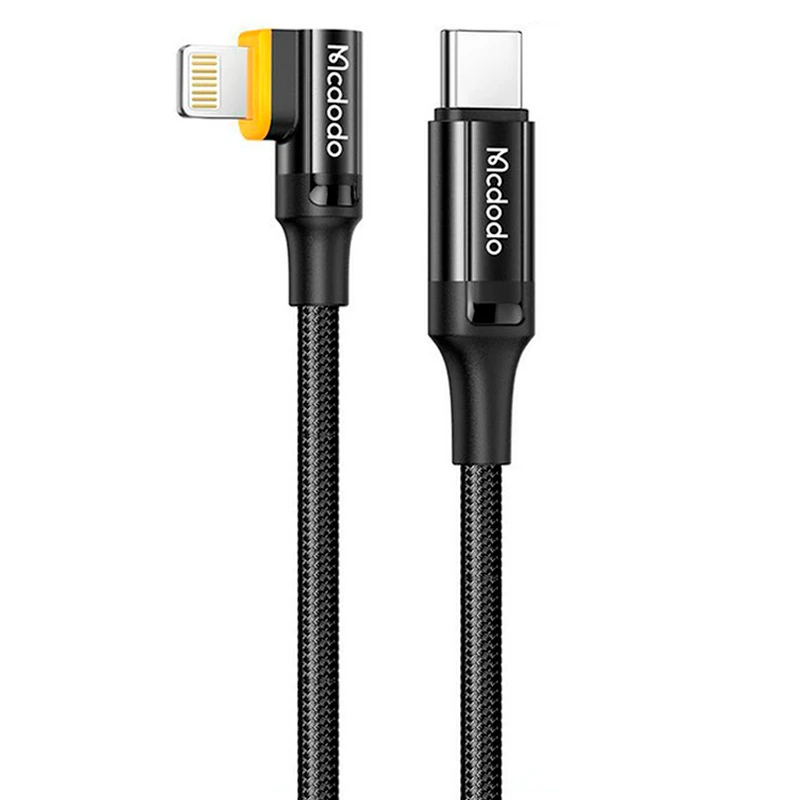 کابل تبدیل فست شارژ Mcdodo CA-126 Type-C to Lightning 3A PD 36W 2m یکسر L