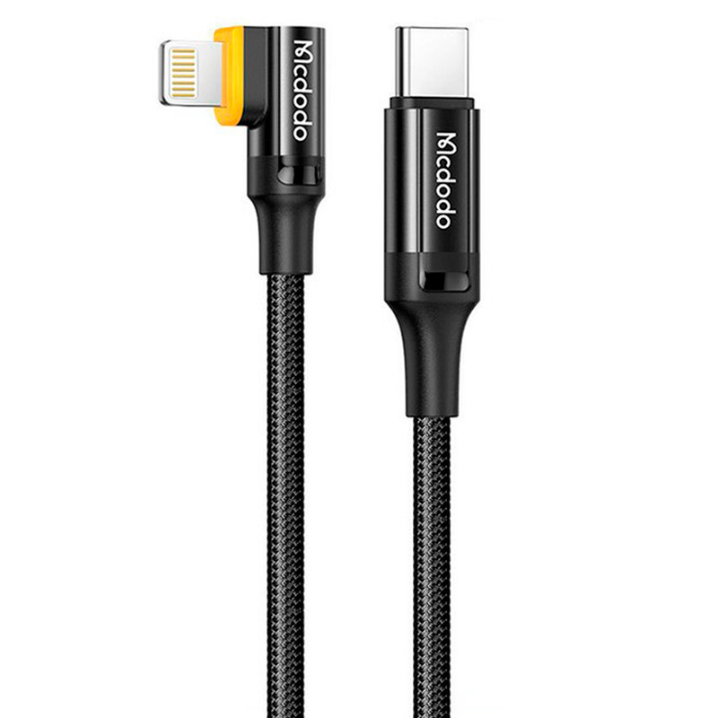 کابل تبدیل فست شارژ Mcdodo CA-126 Type-C to Lightning 3A PD 36W 2m یکسر L