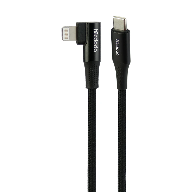 کابل تبدیل فست شارژ Mcdodo CA-132 Type-C to Lightning 3A PD 36W 2m یکسر L