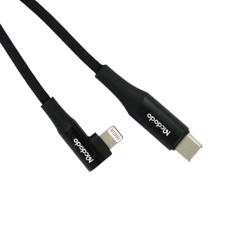 کابل تبدیل فست شارژ Mcdodo CA-132 Type-C to Lightning 3A PD 36W 2m یکسر L