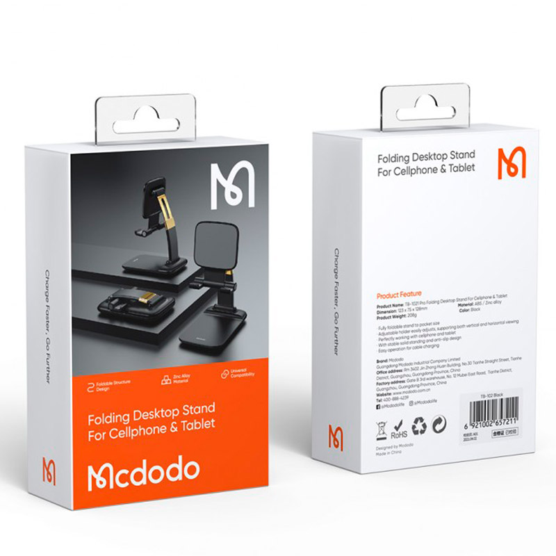 پایه نگهدارنده گوشی موبایل و تبلت Mcdodo TB-1021 Pro