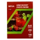 کاغذ گلاسه مگا Mega A4 200g بسته 100 عددی