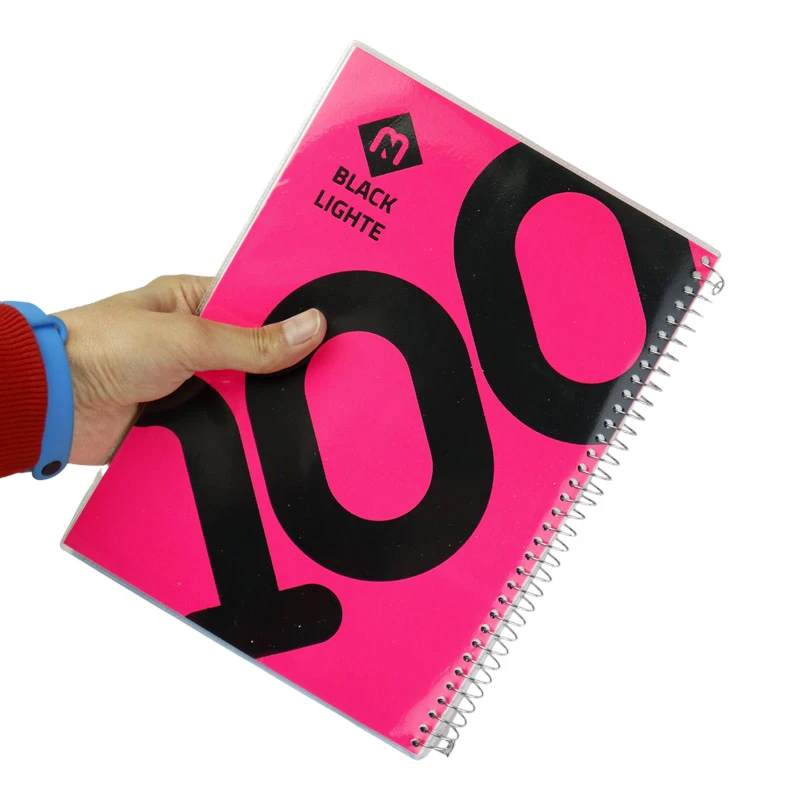 دفتر سیمی 100 برگ طرح دار Nahal Max کد 9116
