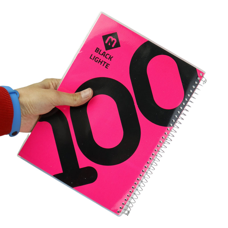 دفتر سیمی 100 برگ طرح دار Nahal Max کد 9116