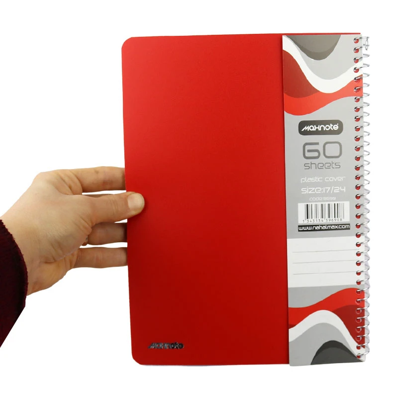 دفتر سیمی 60 برگ Nahal Max کد 9690