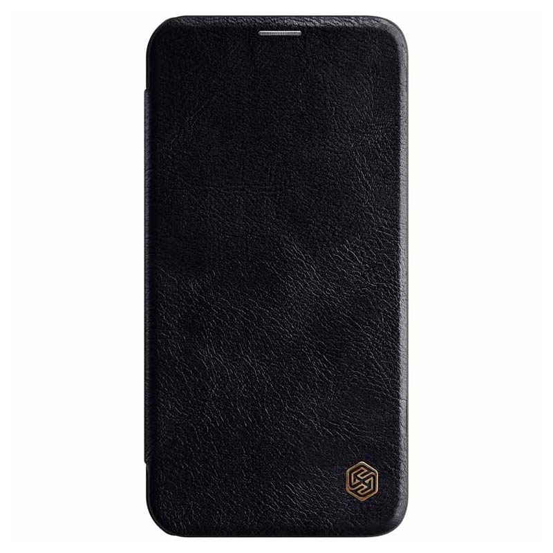 کیف چرمی اورجینال محافظ لنزدار QIN نیلکین Apple iPhone 12 Pro Max