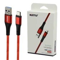 کابل میکرو یو اس بی فست شارژ Nitu NC121 2.4A 1.2m