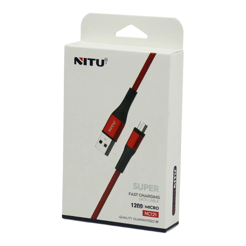کابل میکرو یو اس بی فست شارژ Nitu NC121 2.4A 1.2m