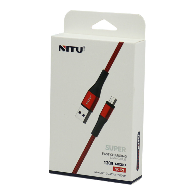 کابل میکرو یو اس بی فست شارژ Nitu NC121 2.4A 1.2m