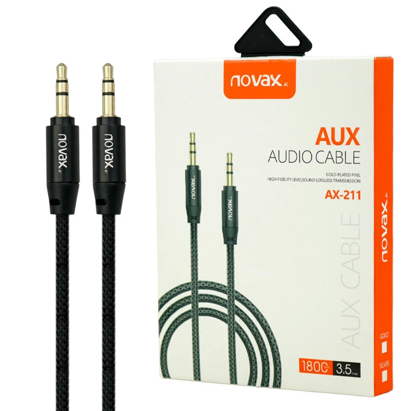 کابل AUX نواکس AX-211 طول 1.8 متر
