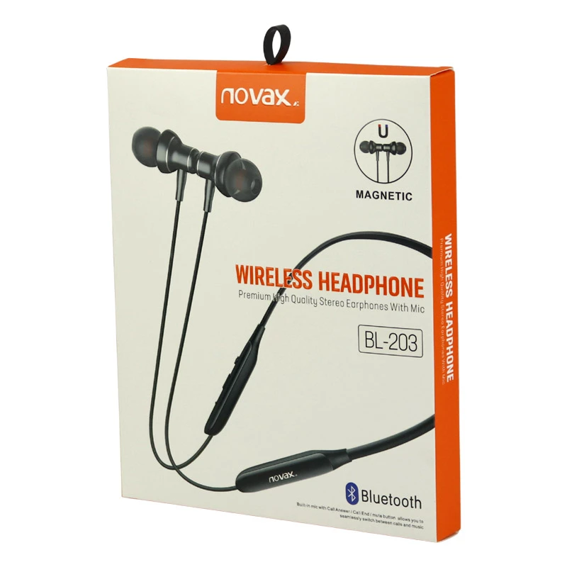 هندزفری بلوتوث دورگردنی Novax BL-203