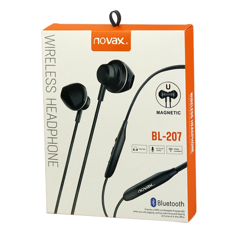 هندزفری بلوتوث دورگردنی Novax BL-207
