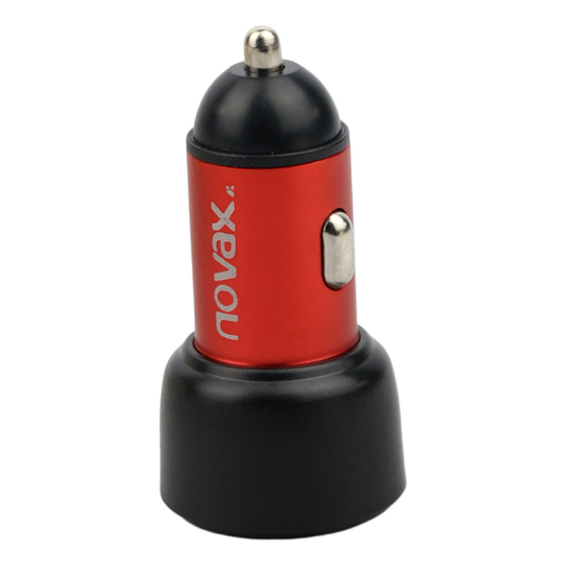 شارژر فندکی فست شارژ Novax C-302 QC3.0 5.5A 36W + کابل Type-C