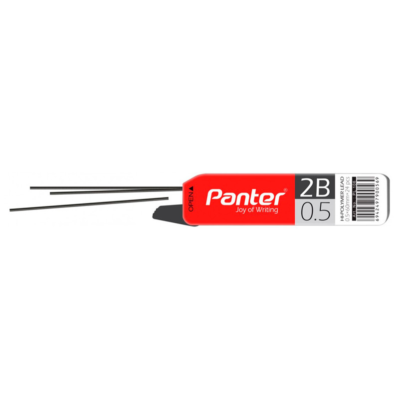 نوک مداد نوکی پنتر 0.5 میلی متر PL106 2B بسته 12 عددی