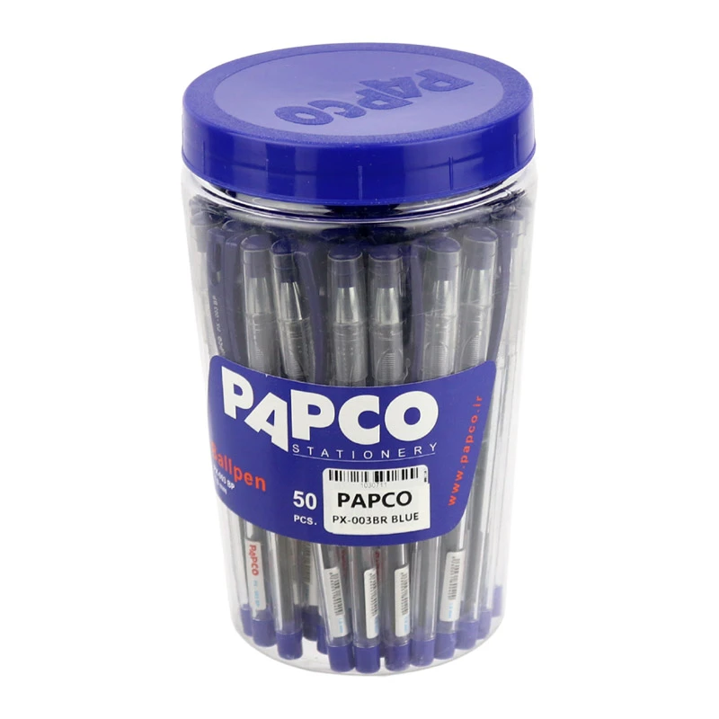 خودکار پاپکو Papco PX-003 BP 1mm بسته 50 عددی