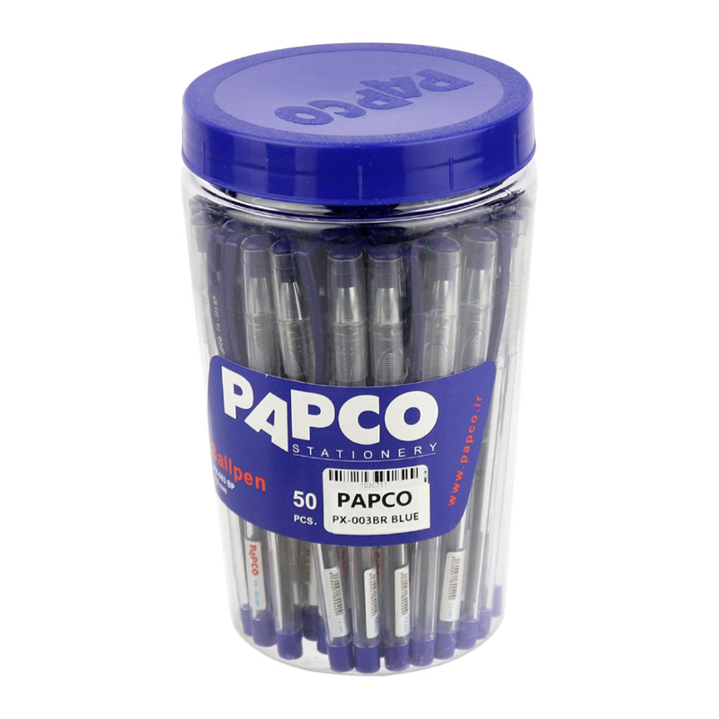 خودکار پاپکو Papco PX-003 BP 1mm بسته 50 عددی