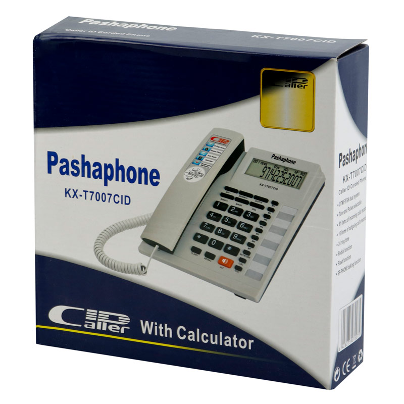 تلفن رومیزی پاشافون Pashaphone KX-T7007CID