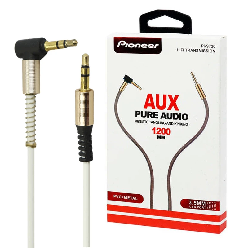 کابل AUX پایونیر Pi-S720 یکسر L طول 1.2 متر