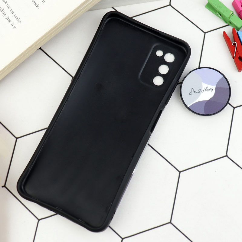 قاب طرحدار مات IMD + پاپ سوکت Samsung Galaxy A03s
