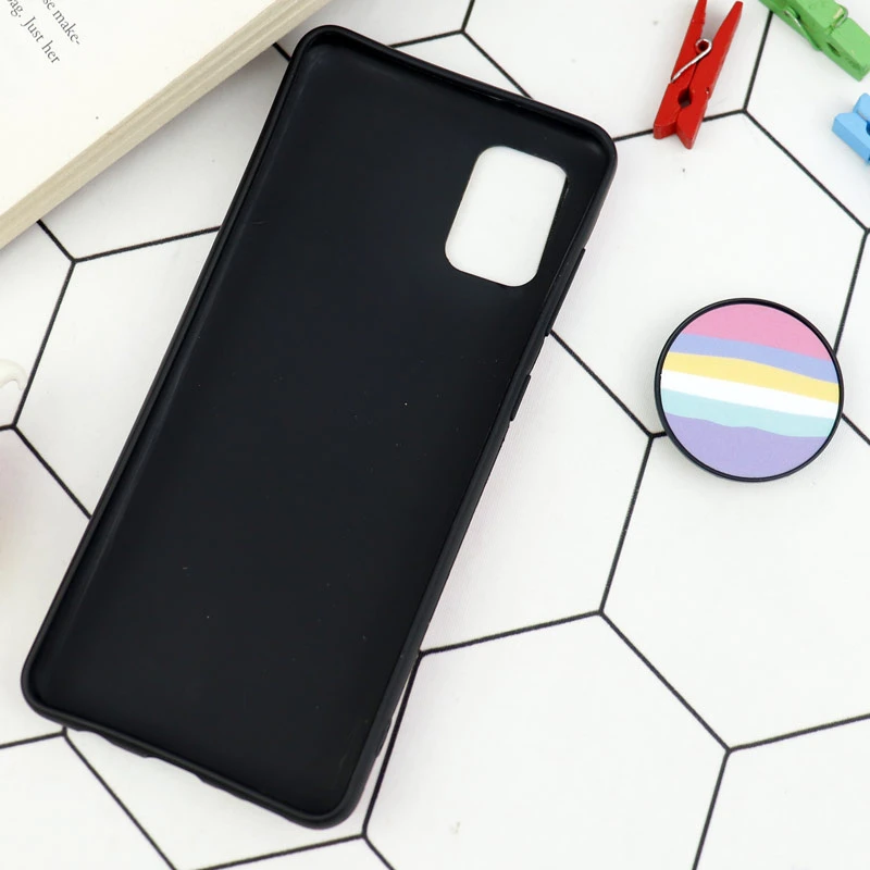 قاب طرحدار مات IMD + پاپ سوکت Samsung Galaxy A31