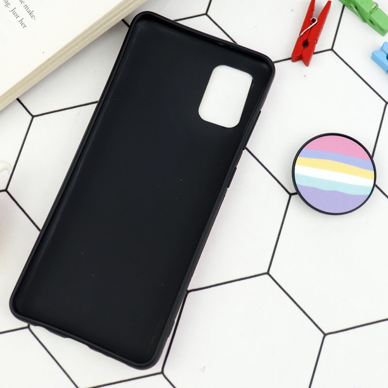قاب طرحدار مات IMD + پاپ سوکت Samsung Galaxy A31