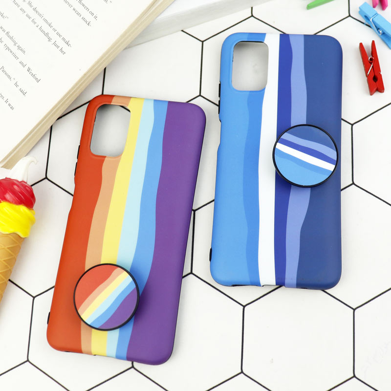 قاب طرحدار مات IMD + پاپ سوکت Xiaomi Poco M3