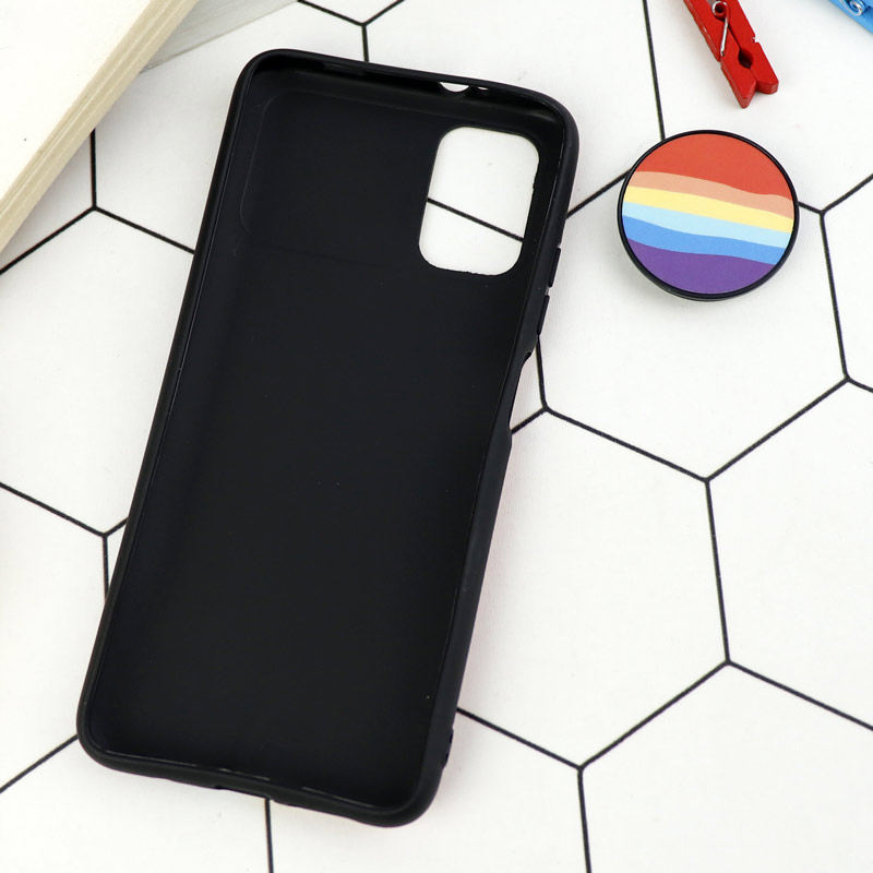 قاب طرحدار مات IMD + پاپ سوکت Xiaomi Poco M3