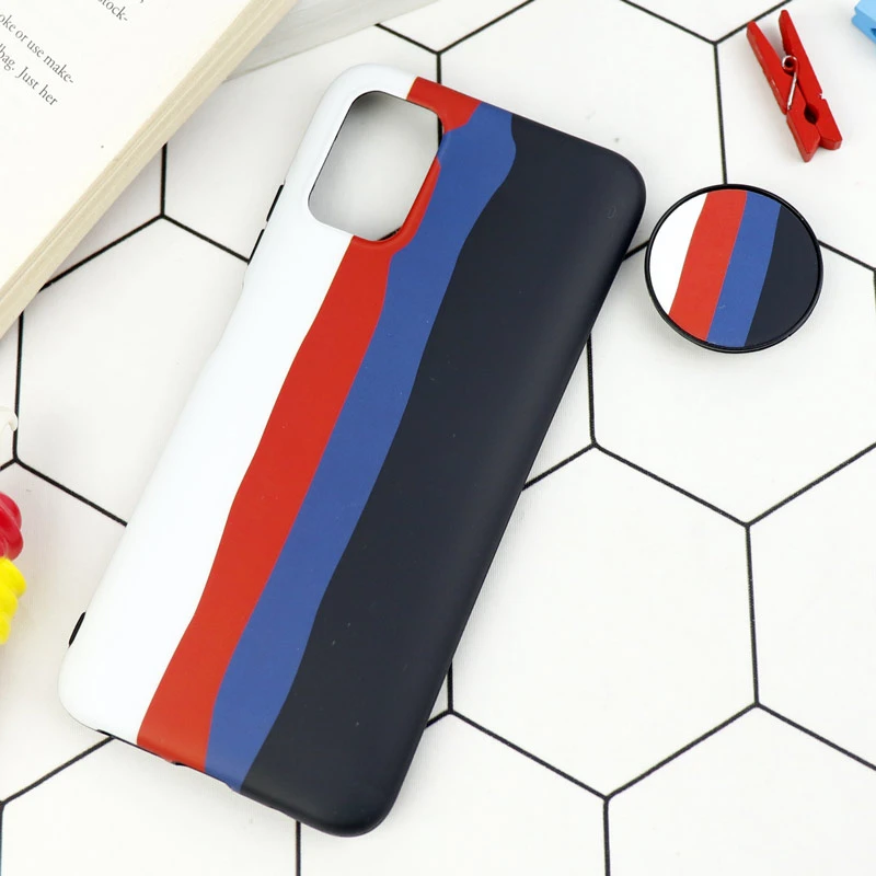 قاب طرحدار مات IMD + پاپ سوکت Xiaomi Poco M3