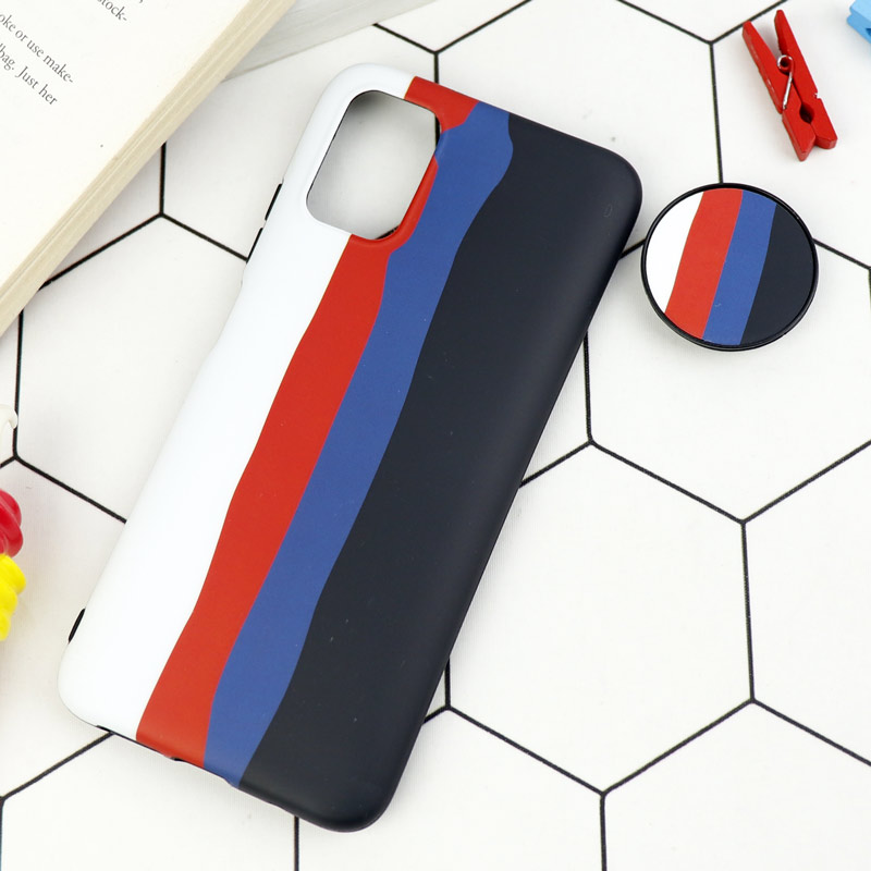 قاب طرحدار مات IMD + پاپ سوکت Xiaomi Poco M3