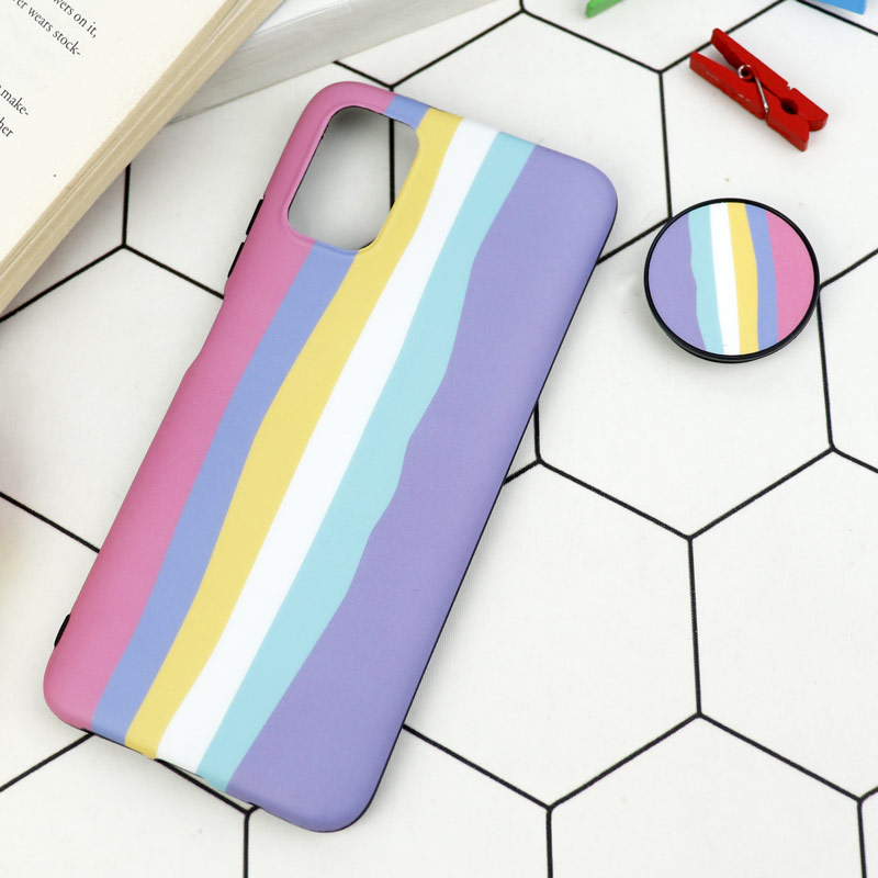 قاب طرحدار مات IMD + پاپ سوکت Xiaomi Poco M3
