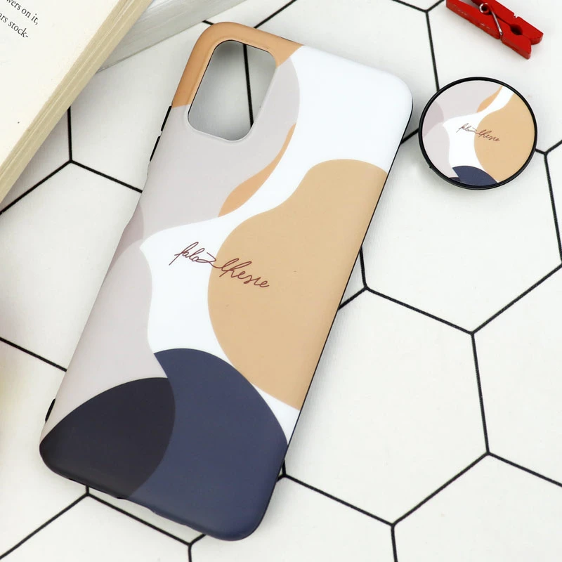 قاب طرحدار مات IMD + پاپ سوکت Xiaomi Poco M3