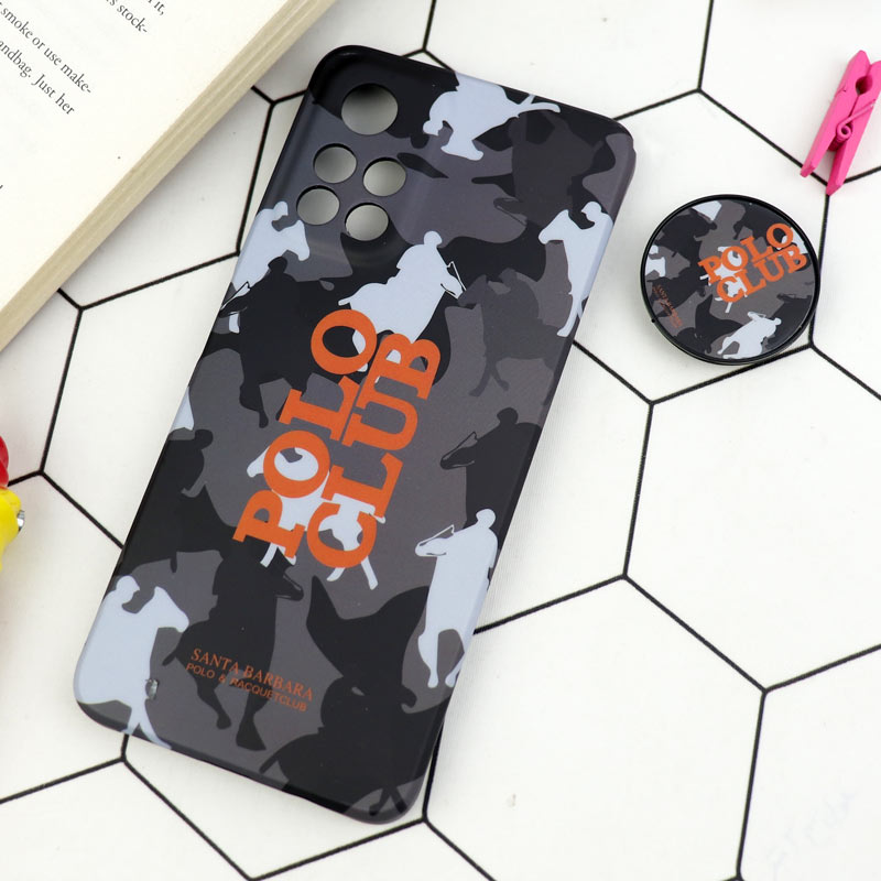 قاب طرحدار مات IMD + پاپ سوکت Xiaomi Poco M4 Pro