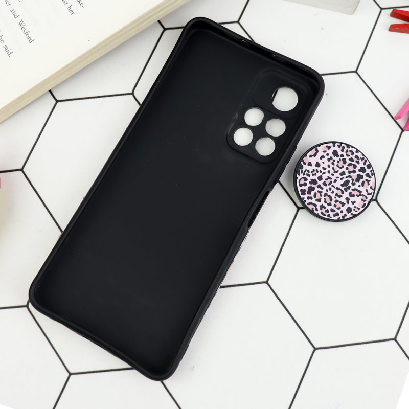 قاب طرحدار مات IMD + پاپ سوکت Xiaomi Poco M4 Pro