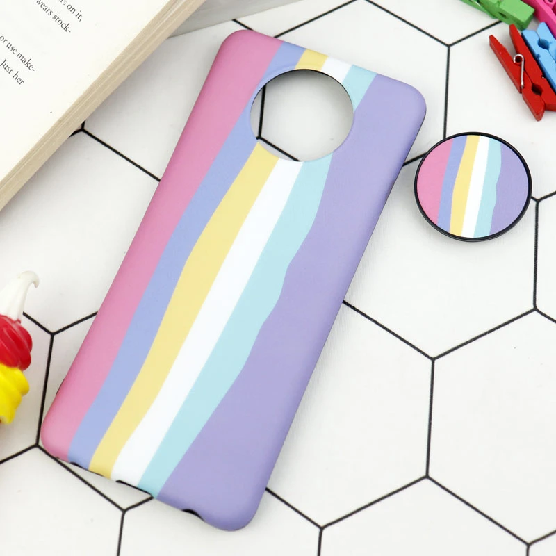 قاب طرحدار مات IMD + پاپ سوکت Xiaomi Poco X3