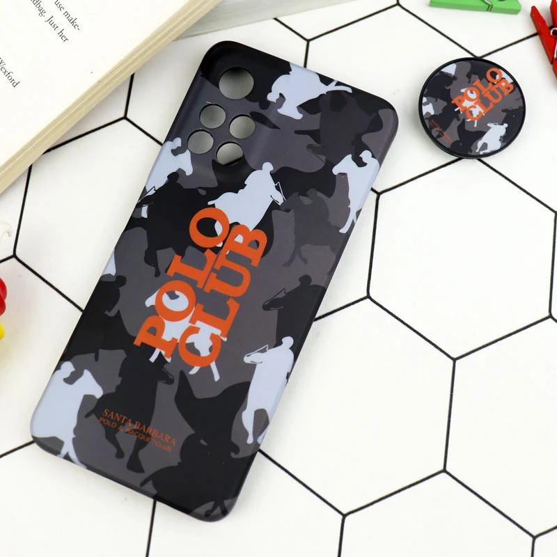 قاب طرحدار مات IMD + پاپ سوکت Xiaomi Redmi 10