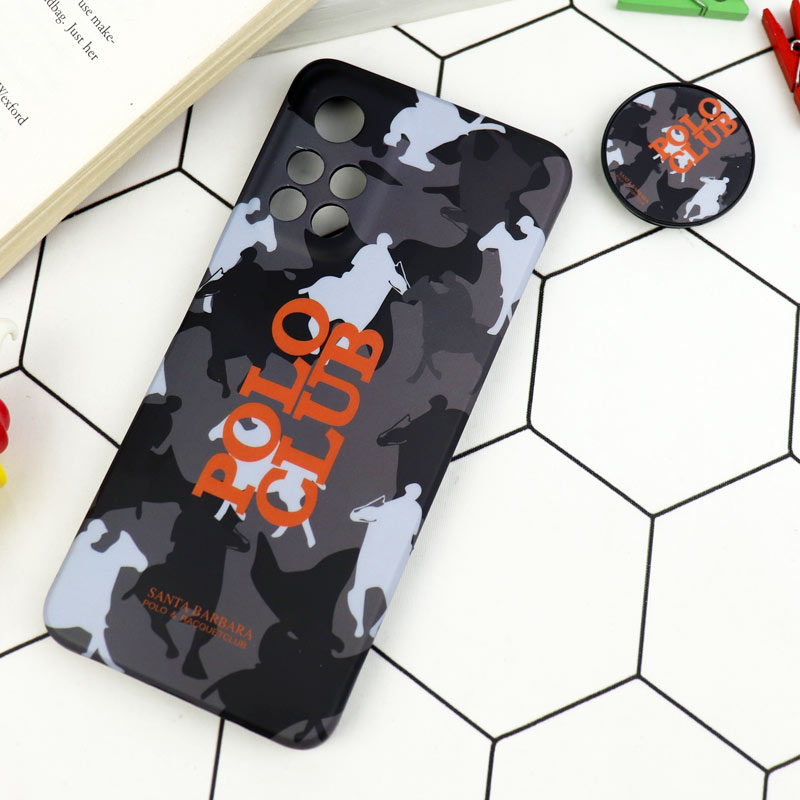 قاب طرحدار مات IMD + پاپ سوکت Xiaomi Redmi 10