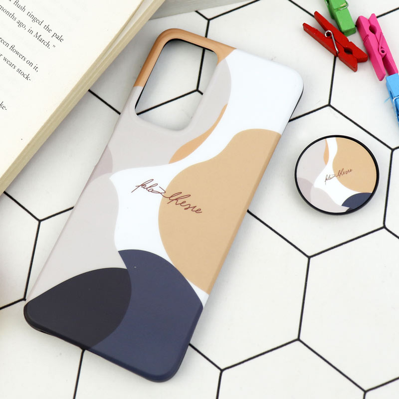 قاب طرحدار مات IMD + پاپ سوکت Xiaomi Redmi Note 11 Pro Plus