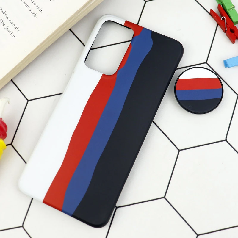 قاب طرحدار مات IMD + پاپ سوکت Xiaomi Redmi Note 11 Pro Plus