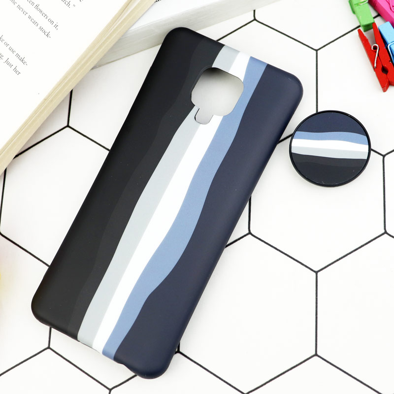 قاب طرحدار مات IMD + پاپ سوکت Xiaomi Redmi Note 9s