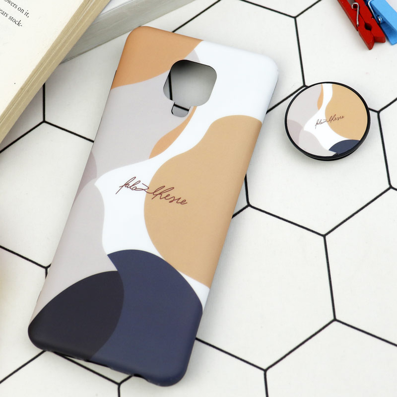 قاب طرحدار مات IMD + پاپ سوکت Xiaomi Redmi Note 9s