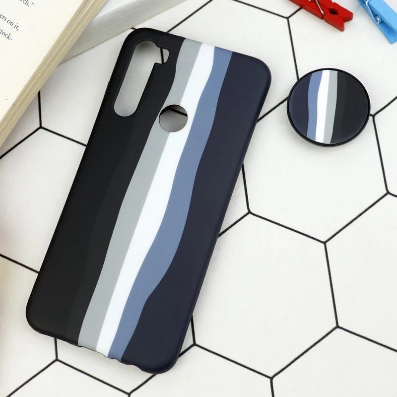 قاب طرحدار مات IMD + پاپ سوکت Xiaomi Redmi Note 8