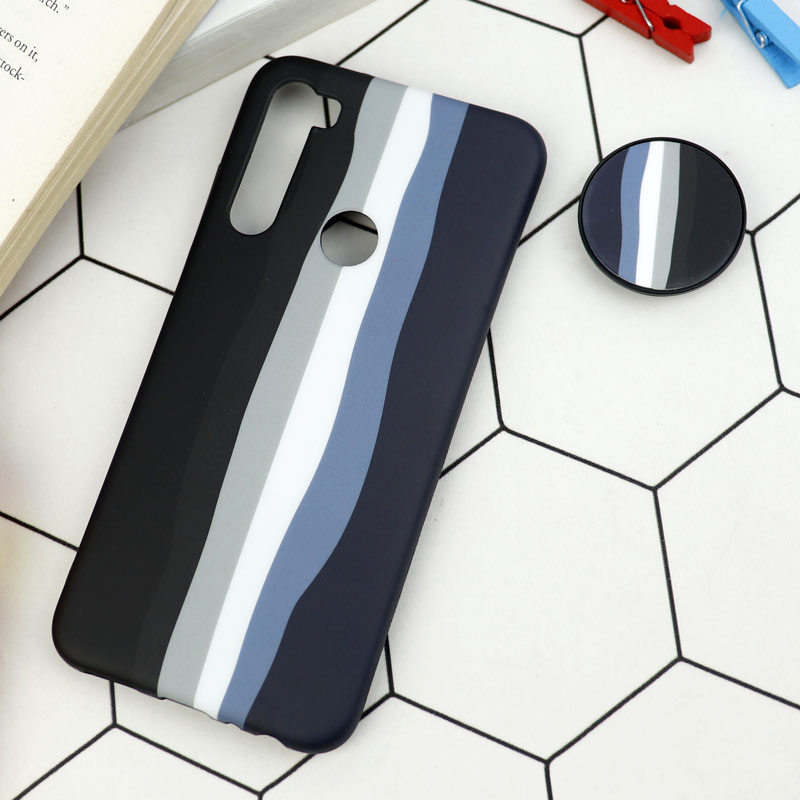 قاب طرحدار مات IMD + پاپ سوکت Xiaomi Redmi Note 8
