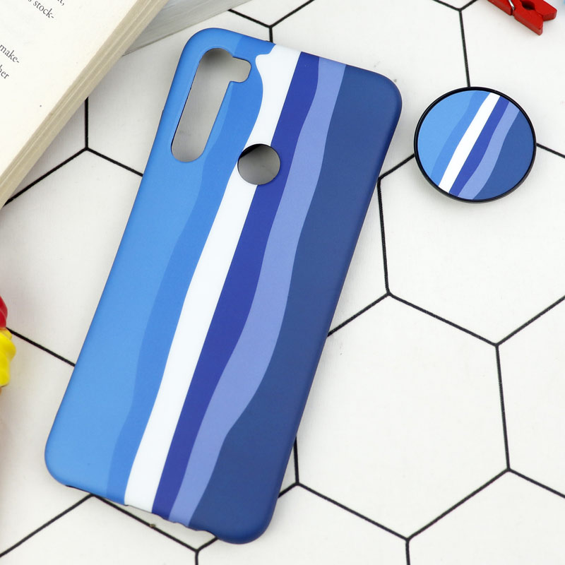 قاب طرحدار مات IMD + پاپ سوکت Xiaomi Redmi Note 8