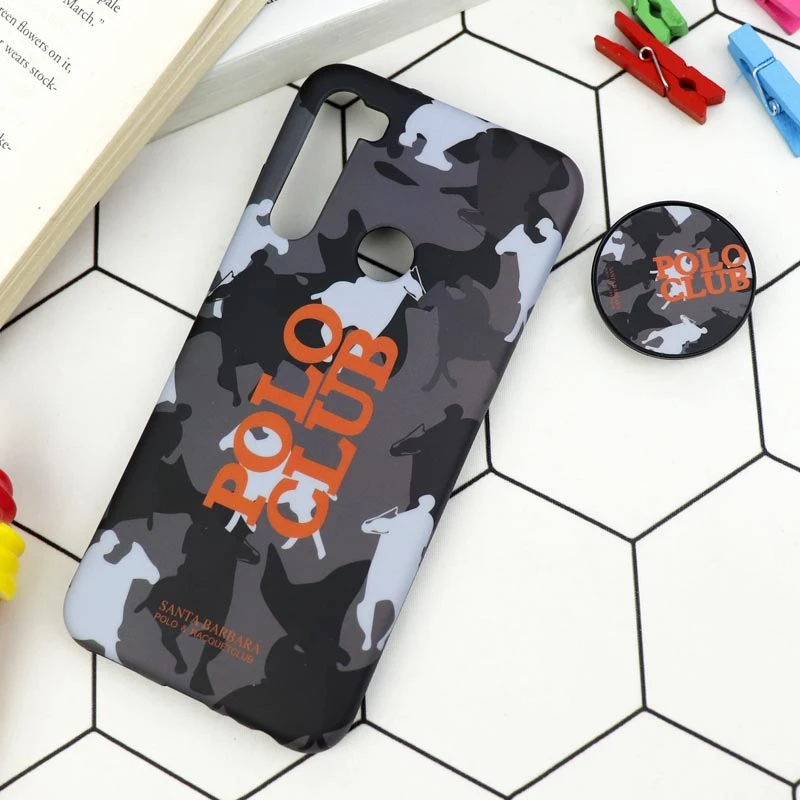 قاب طرحدار مات IMD + پاپ سوکت Xiaomi Redmi Note 8