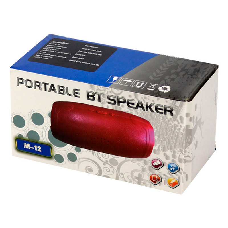 اسپیکر بلوتوثی رم و فلش خور Portable M-12