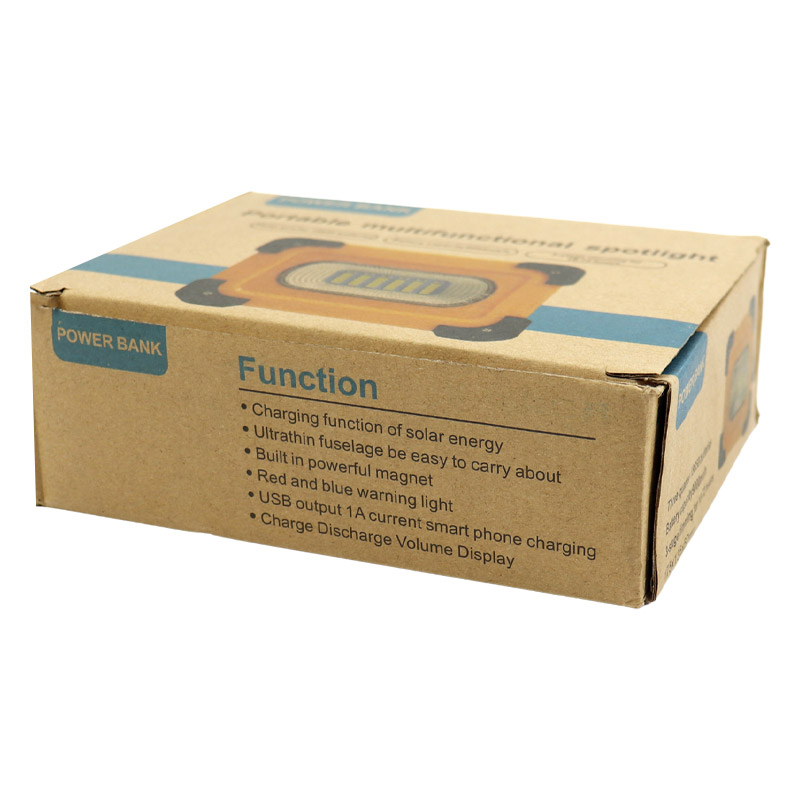 پروژکتور سیار شارژی و پاوربانک 9000 خورشیدی ETG-3