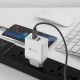 چند راهی 3 خانه پرووان SKT01 با کابل 2 متری + شارژر USB