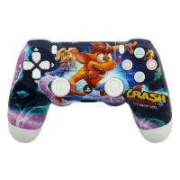 دسته بازی بی سیم SONY PlayStation 4 DualShock 4 High Copy طرح Crash پکدار