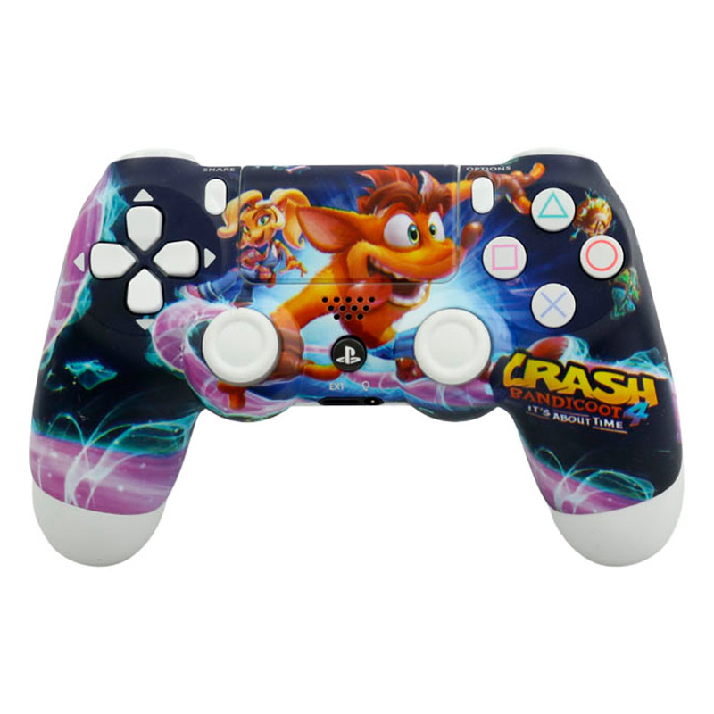 دسته بازی بی سیم SONY PlayStation 4 DualShock 4 High Copy طرح Crash پکدار